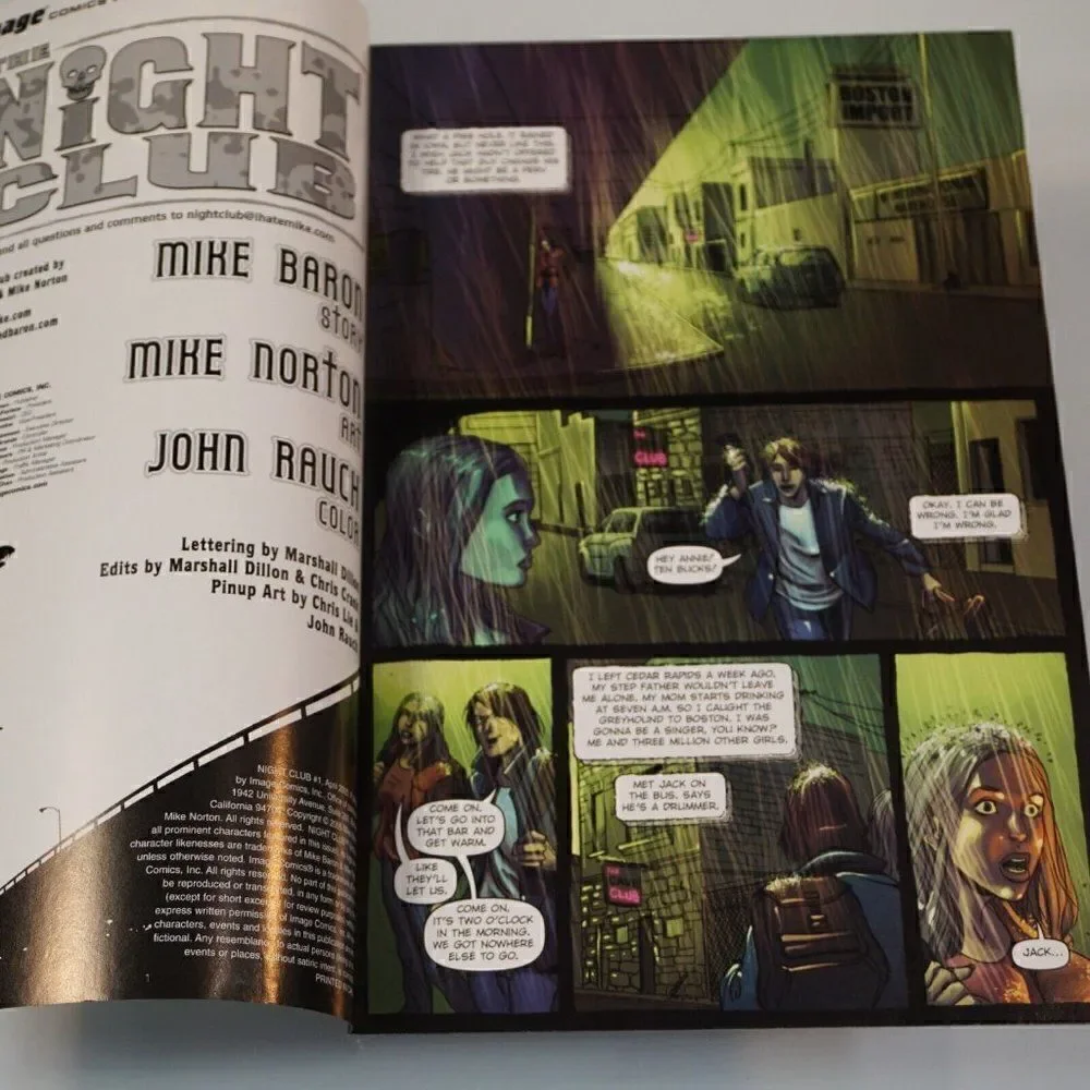 Image Comics night club
